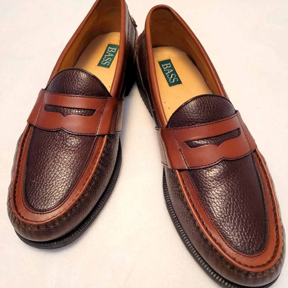 Men's G.H. BASS leather two-toned Loafer 2U87